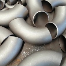 Отвод крутоизогнутый нержавеющий бесшовный приварной 12Х18Н10Т 90° DN 15 21,3х3,2 мм ГОСТ 17375-2001 тип 3D исп. 1