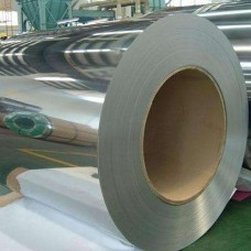 Рулон нержавеющий х/к зеркальный BA+PE в защитной пленке AISI 201 0,6 мм ASTM A240